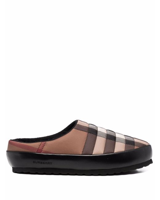 Burberry Checked Slippers