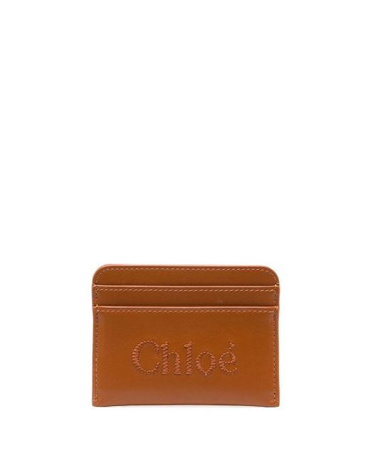 Chloé Leather Credit Card Case