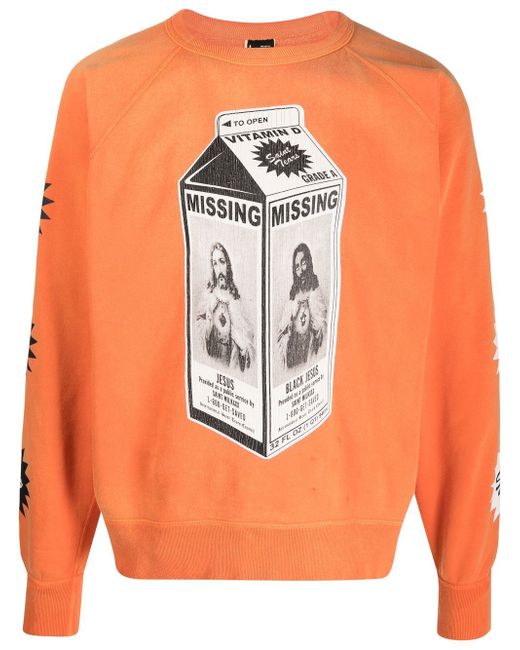 Saint Mxxxxxx Capsule Printed Cotton Sweatshirt