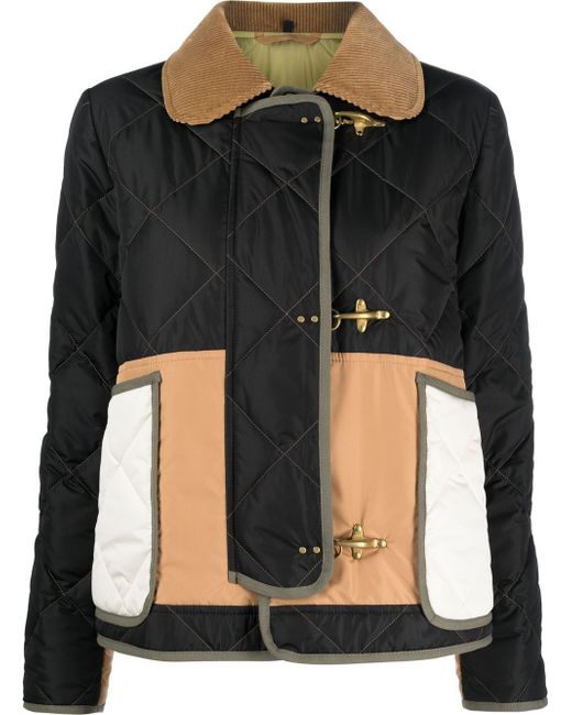 Fay Lightweight Quilted Short Down Jacket