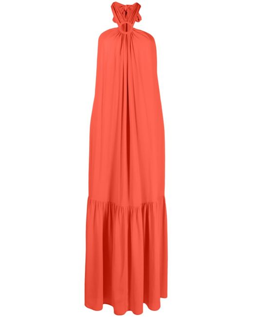 Erika Cavallini Silk Blend Long Dress