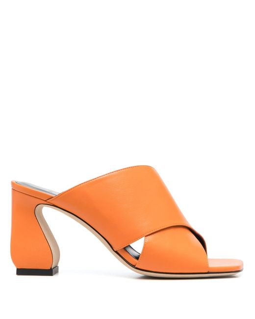 Si Rossi Leather Mules