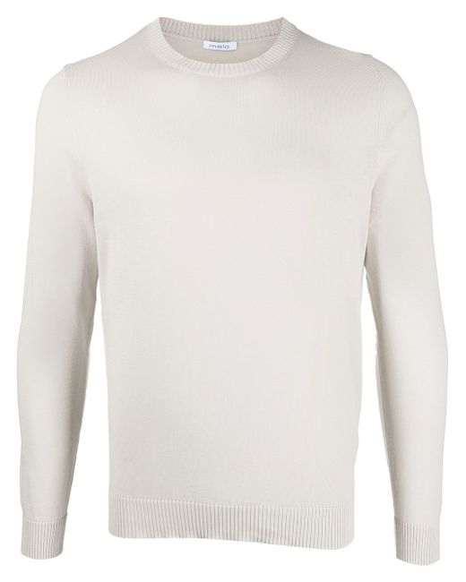 Malo Ribbed Cotton Sweater