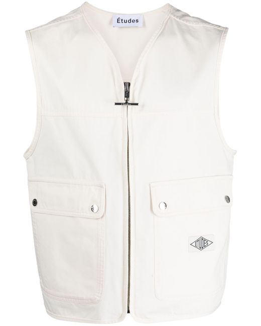 Etudes Zipped Cotton Vest