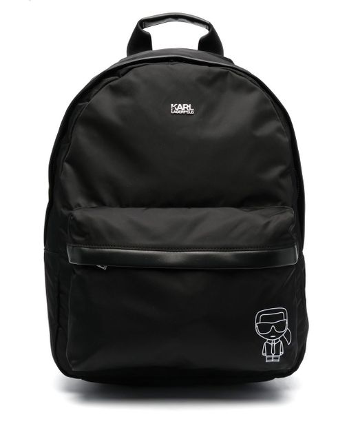 Karl Lagergeld Backpack With Logo