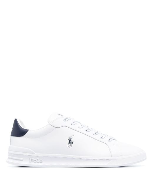 Polo Ralph Lauren Logo Leather Trainers