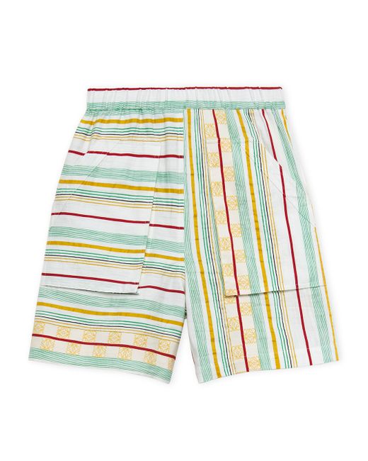Loewe Paula's Ibiza Striped Drawstring Shorts