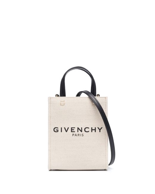 Givenchy G-tote Mini Canvas Shopping Bag