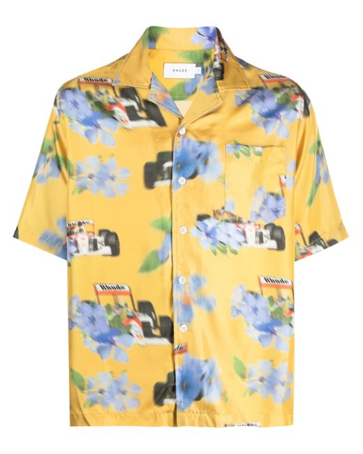 Rhude Shirt With All-over Print