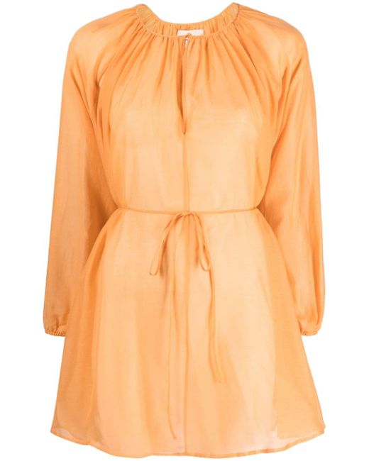 Manebi Minorca Silk-cotton Voile Dress