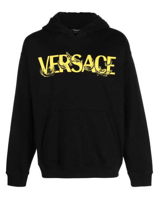 Versace Logo Fleece Hoodie
