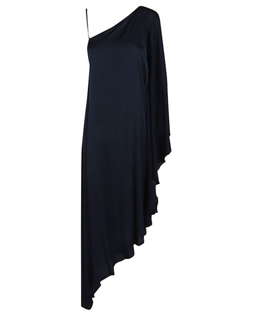 Silk95five Long Asymmetrical Silk Dress