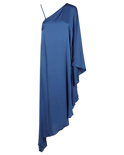 Silk95five Long Asymmetrical Silk Dress