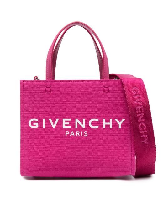 Givenchy G-tote Mini Canvas Shopping Bag