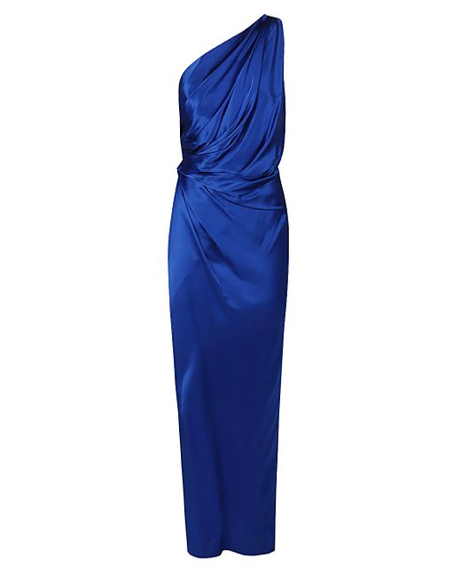 The Sei Asymmetric Silk Long Dress
