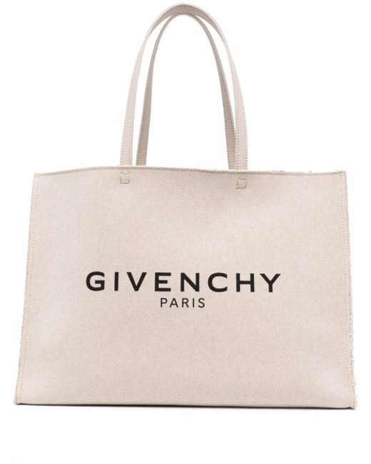Givenchy G-tote Large Canvas Shopping Bag