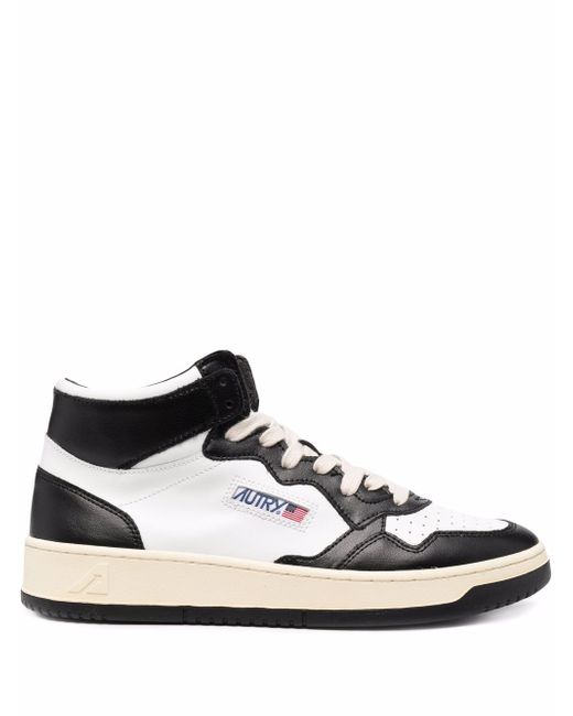 Autry Medialist Mid Leather Sneakers