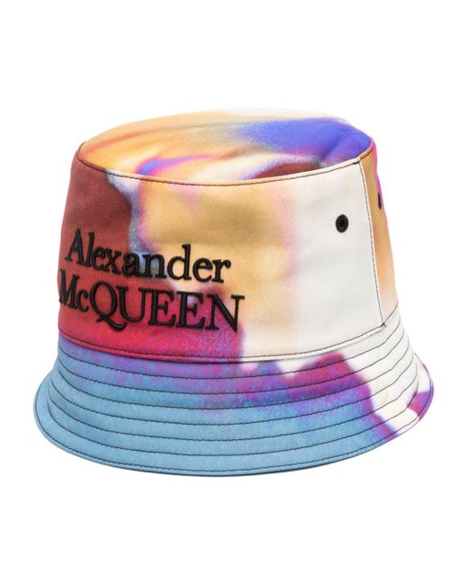 Alexander McQueen Floral Print Bucket Hat