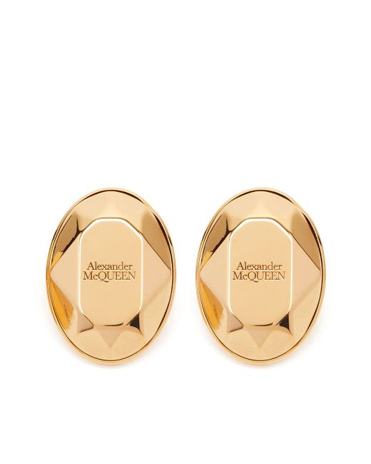 Alexander McQueen Logo Earrings