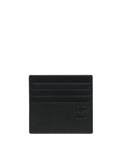 Loewe Open Plain Leather Credit Card Case