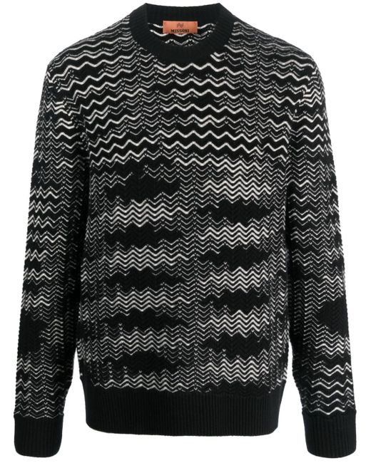 Missoni Chevron Wool Blend Sweater