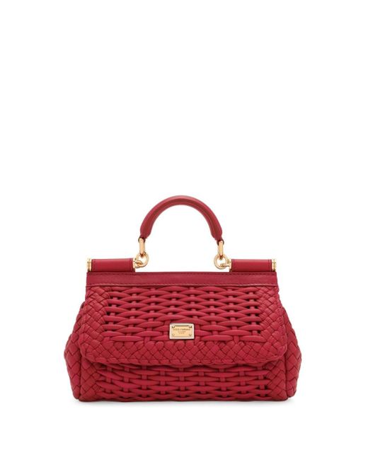 Dolce & Gabbana Sicily Small Leather Handbag