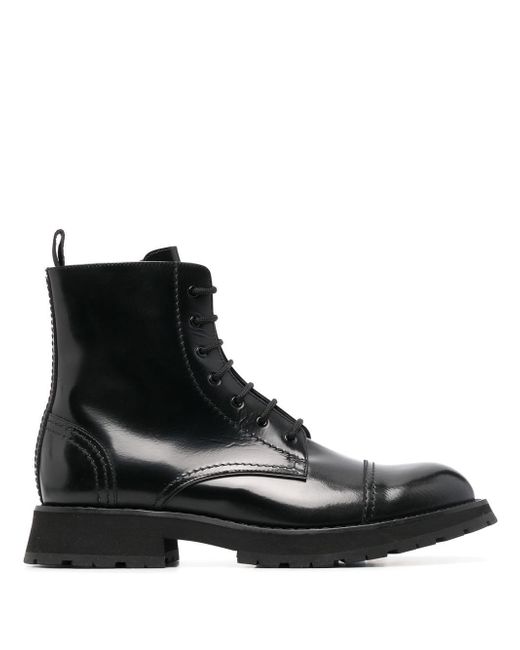 Alexander McQueen Ankle Boot With Laces
