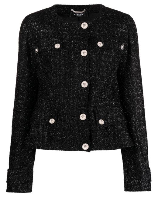 Versace Vichy Tweed Jacket