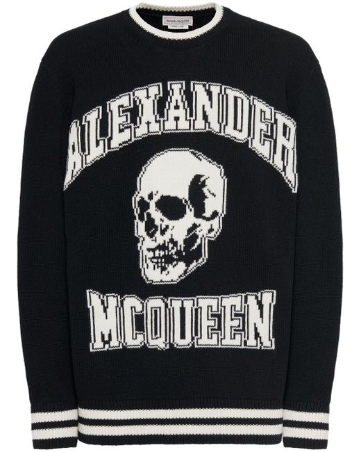 Alexander McQueen Logo Organic Cotton Sweatshirt