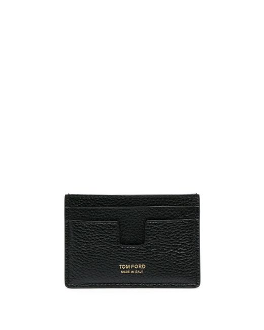 Tom Ford T Line Leather Credit Card Case