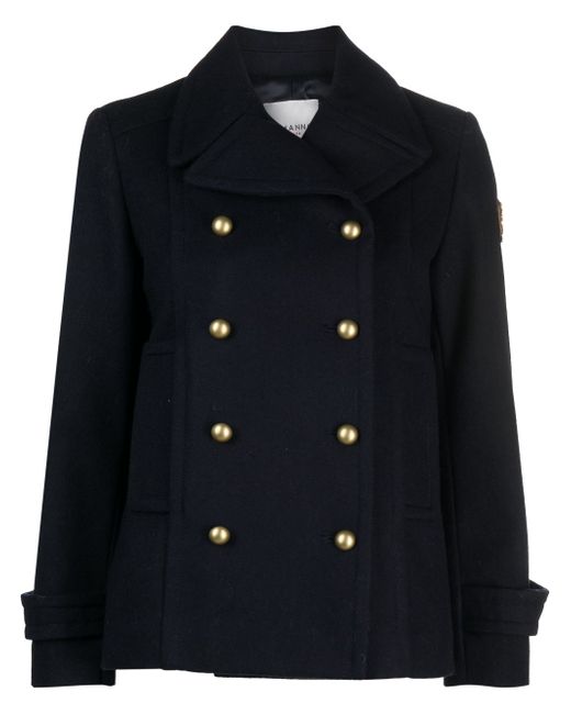 Ermanno Wool Double-breasted Coat