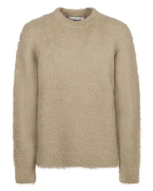 Acne Studios Faux Fur Wool Blend Sweater
