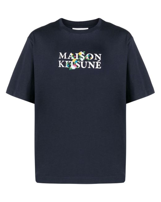Maison Kitsuné Logo Cotton Oversized T-shirt