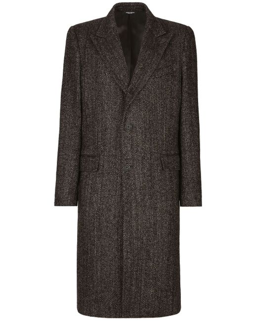 Dolce & Gabbana Wool Single-breasted Coat