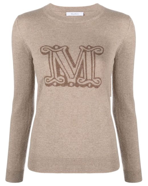 Max Mara Logo Cashmere Sweater