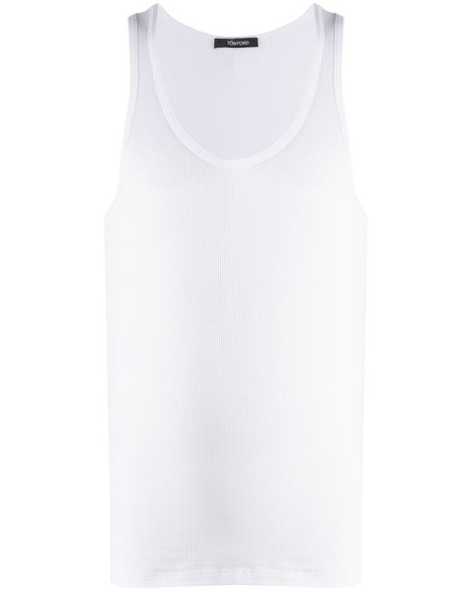 Tom Ford Ribbed Cotton Tank Top