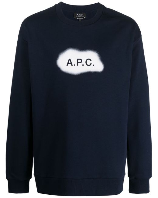 A.P.C. . Logo Organic Cotton Sweatshirt