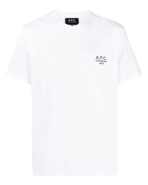 A.P.C. . Logo Organic Cotton T-shirt