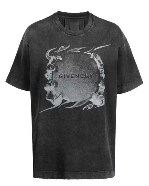Givenchy Printed Cotton T-shirt
