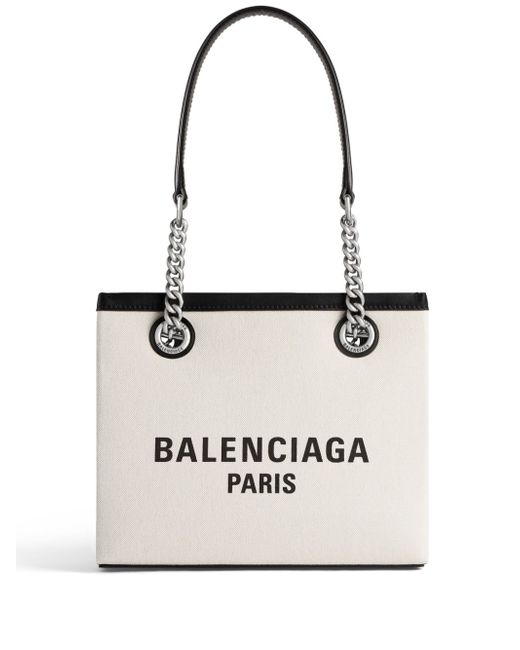 Balenciaga Duty Free Small Canvas Tote Bag