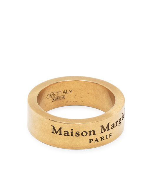 Maison Margiela Logo Engraved Ring
