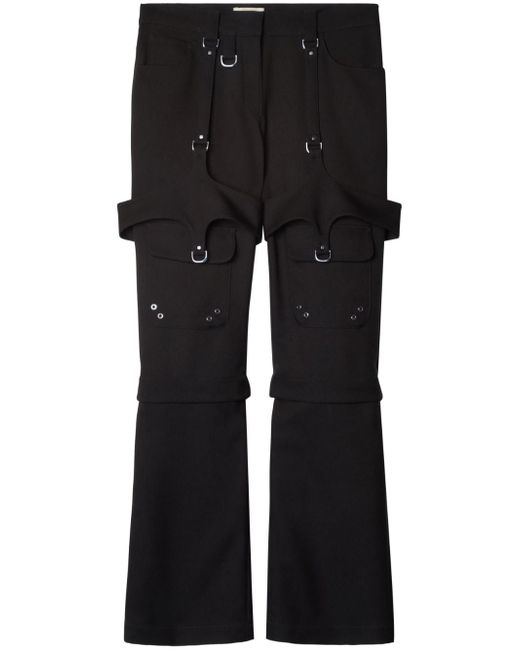 Off-White Wool Cargo Trousers
