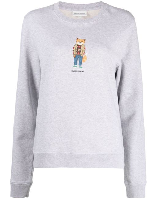 Maison Kitsuné Dressed Fox Cotton Sweatshirt