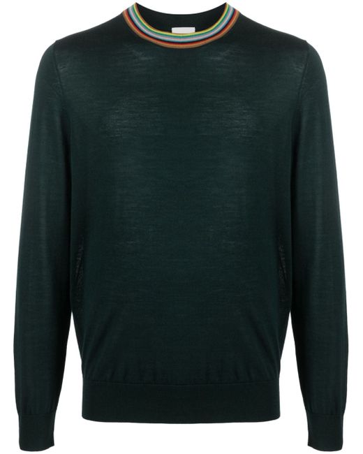Paul Smith Signature Stripe Wool And Silk Blend Sweater