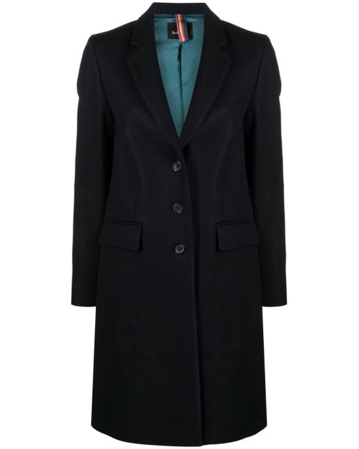 PS Paul Smith Wool Blend Single-breasted Coat
