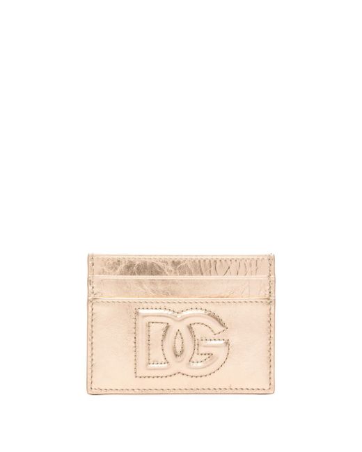 Dolce & Gabbana Logo Leather Credit Card Case