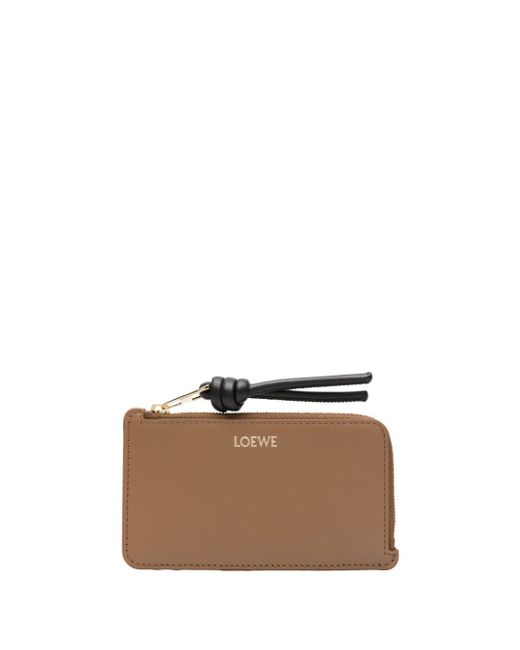 Loewe Knot Leather Credit Card Case