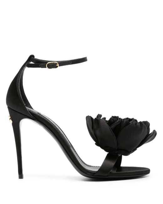 Dolce & Gabbana Keira Satin Heel Sandals