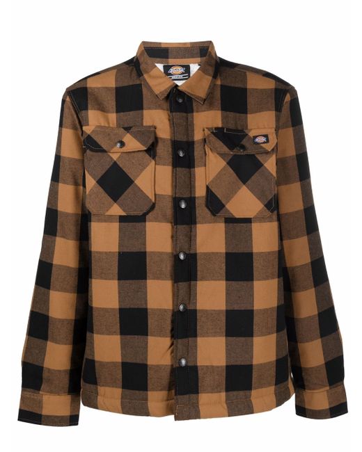 Dickies CONSTRUCT Checked Cotton Blend Shirt