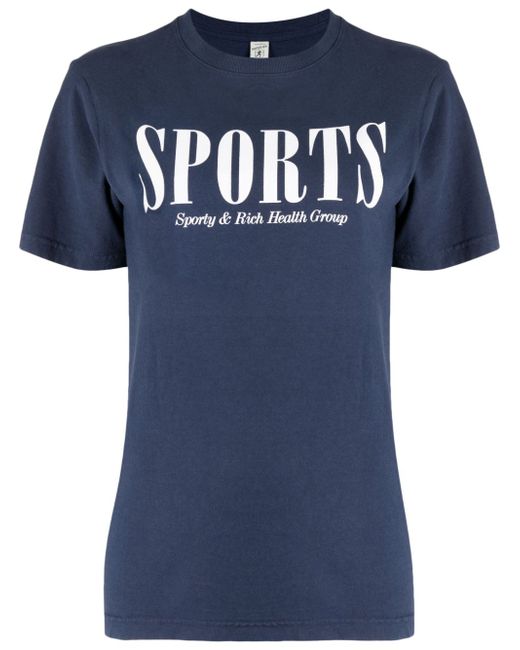 Sporty & Rich Sports Cotton T-shirt